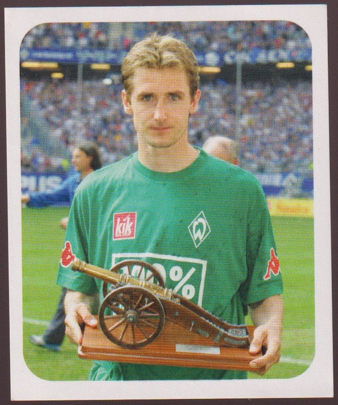 Panini Bundesliga 2006-07 Miroslav Klose Werder Bremen Vintage Parallel – Bild 1