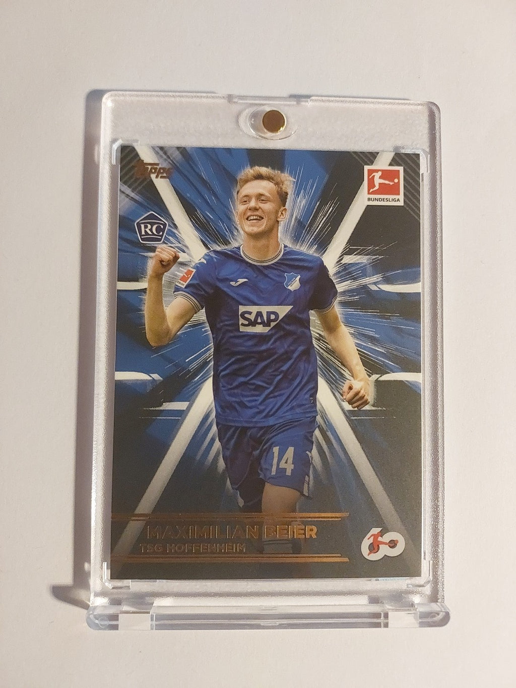 Topps 60 Jahre Bundesliga 2023-24 Maximilian Beier TSG Hoffenheim Parallel – Bild 1