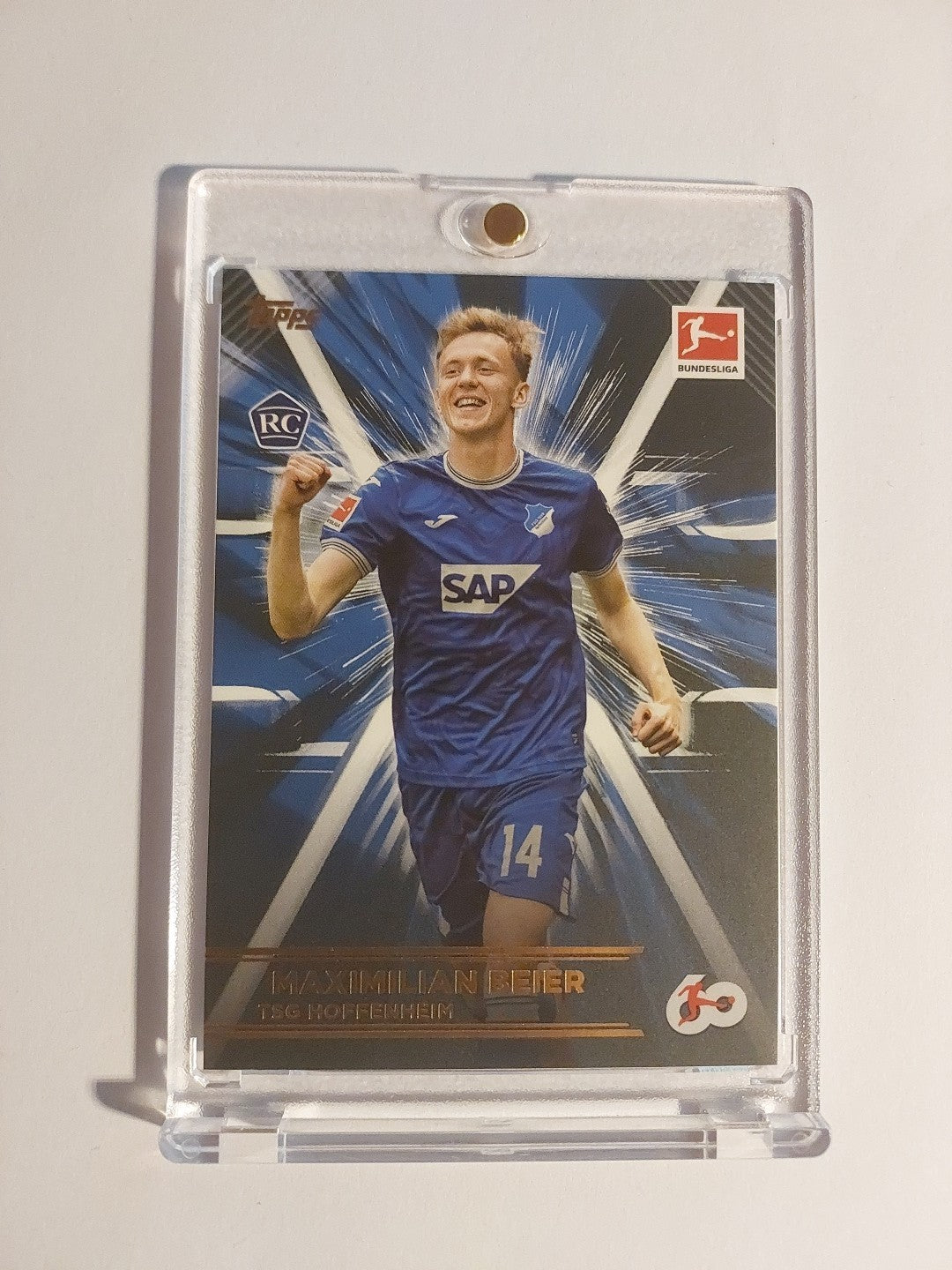 Topps 60 Jahre Bundesliga 2023-24 Maximilian Beier TSG Hoffenheim Parallel – Bild 1