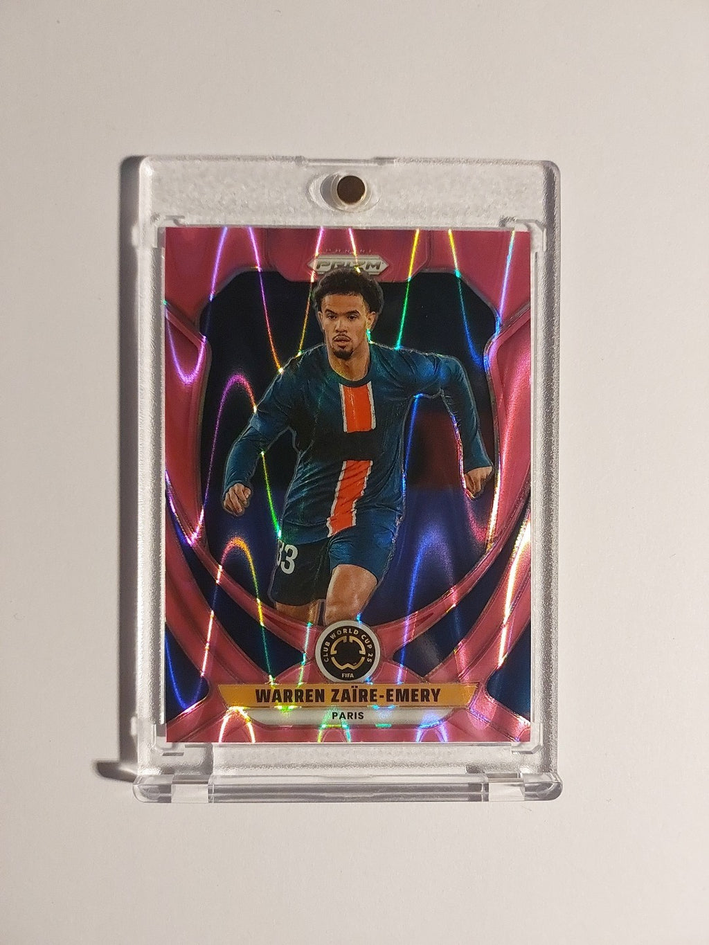 Panini Prizm Club WC 2025 Warren Zaire-Emery Paris Saint-Germain Parallel /299 – Bild 1