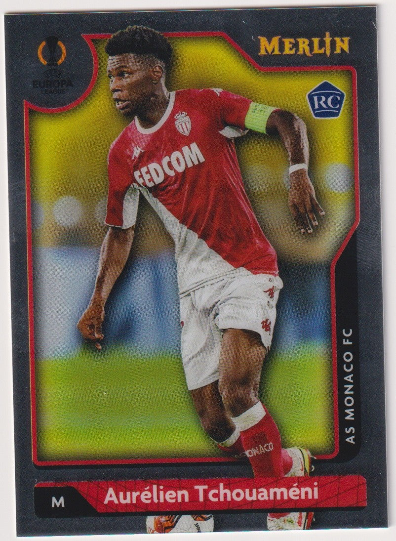 Topps Merlin 2021-22 Aurélien Tchouaméni Rookie AS Monaco FC Europa League – Bild 1