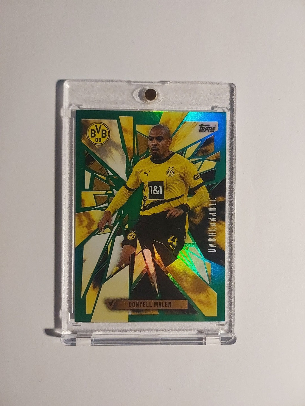 Topps Vernissage 2023-24 Donyell Malen Dortmund Parallel 28/99 Refractor Rare – Bild 1