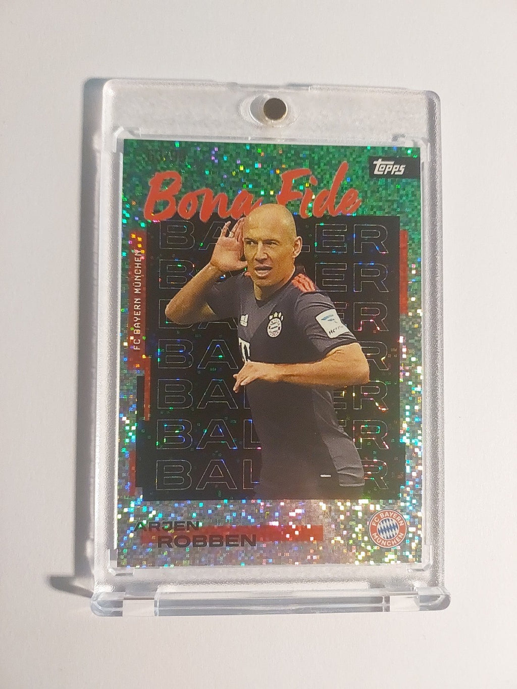 Topps Bayern Team Set 2025-26 Arjen Robben Parallel 63/99 Refractor Ultra Rare – Bild 1
