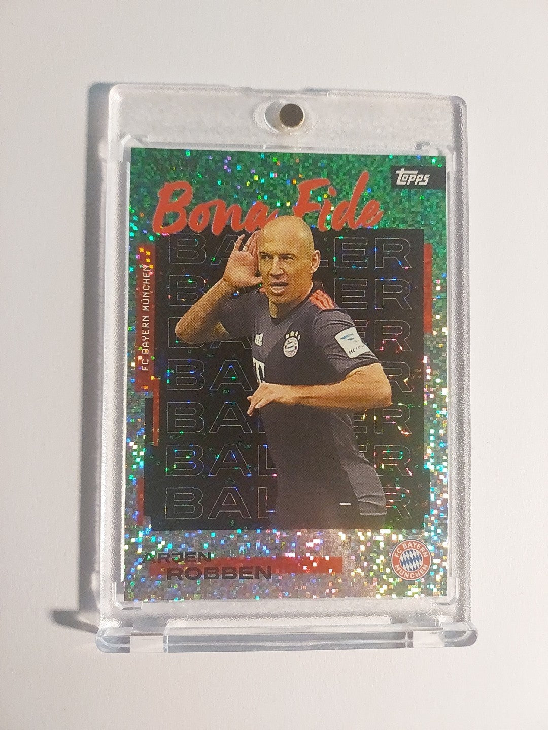 Topps Bayern Team Set 2025-26 Arjen Robben Parallel 63/99 Refractor Ultra Rare – Bild 1