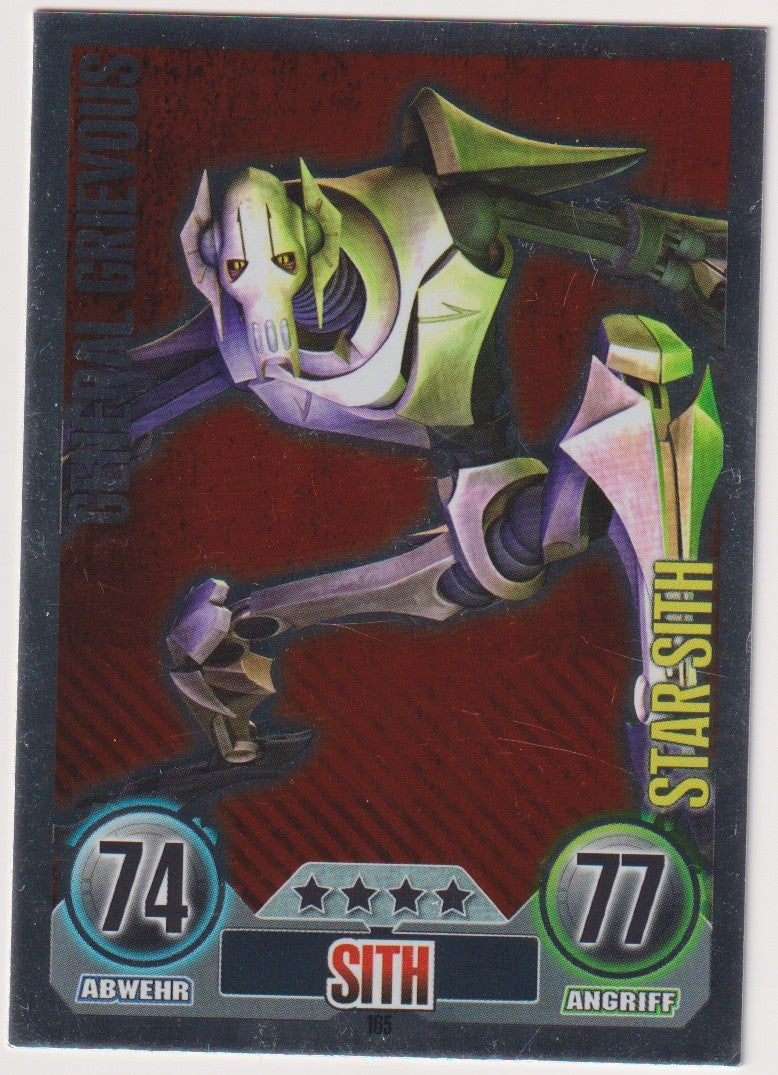 Topps Star Wars 2010 General Grievous Separatisten TCG Rare – Bild 1