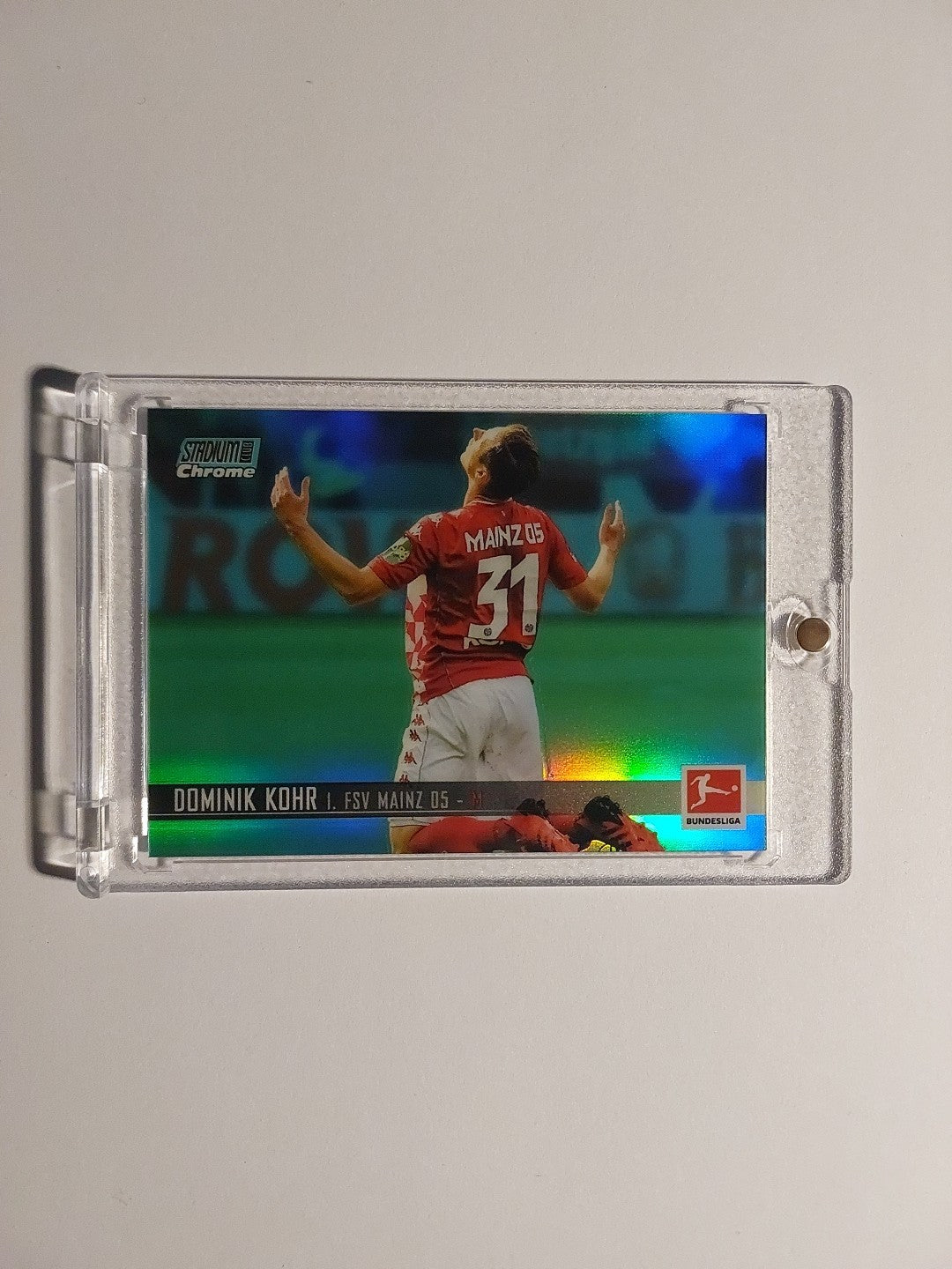 Topps Chrome Bundesliga 2021-22 Dominik Kohr Mainz 05 Parallel 109/199 Refractor – Bild 1