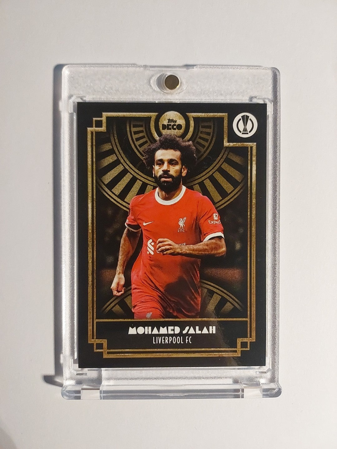 Topps UCC Deco 2022-23 Mohamed Salah Liverpool Parallel Ultra Rare Base Card Hit – Bild 1