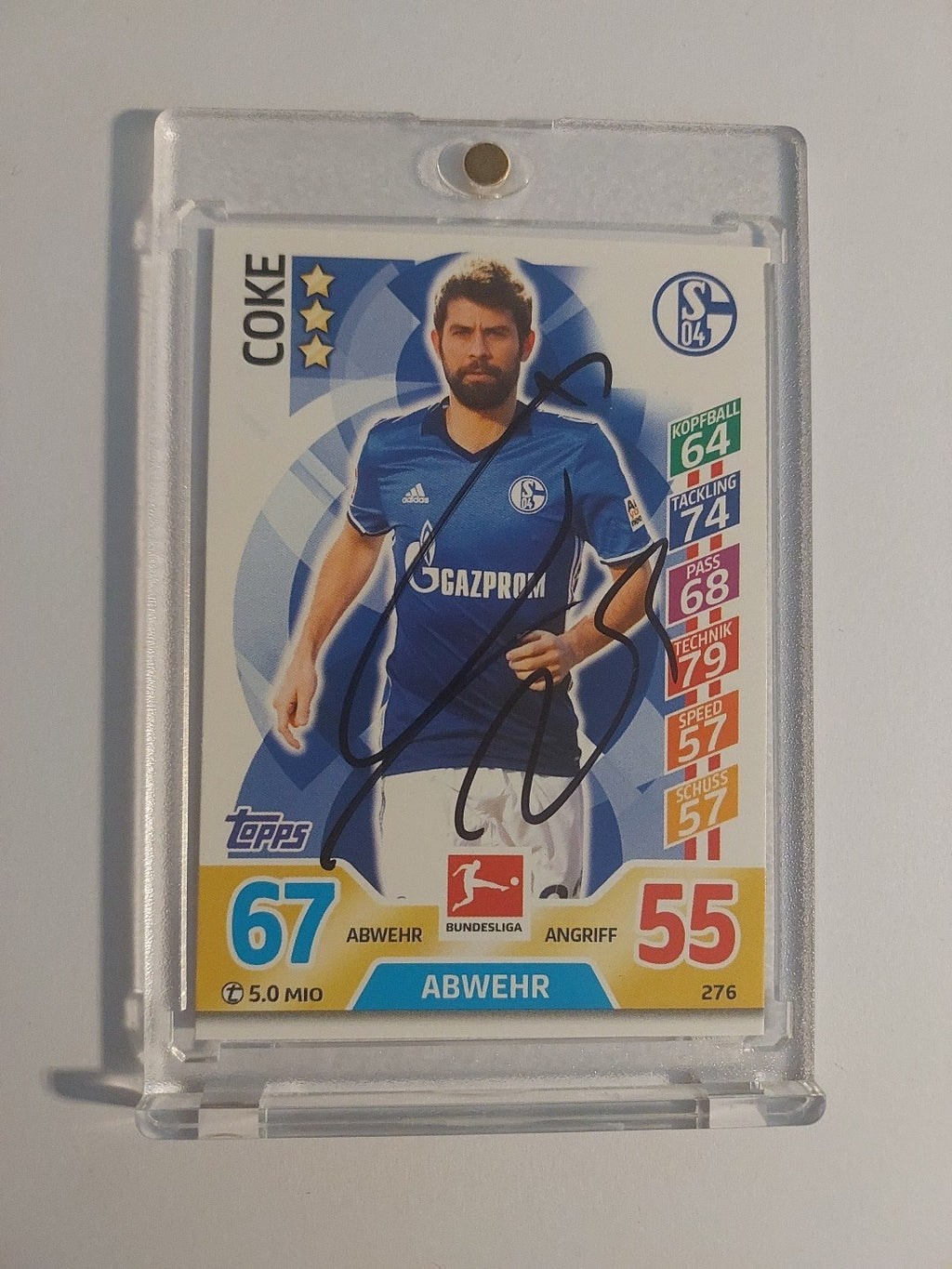 Topps Bundesliga 2017-18 Coke Schalke 04 (On Card Auto) – Bild 1