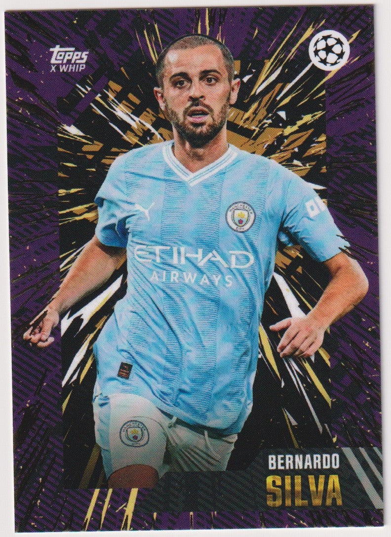 Topps X WHIP 2022-23 Bernardo Silva Manchester City Champions League Parallel – Bild 1