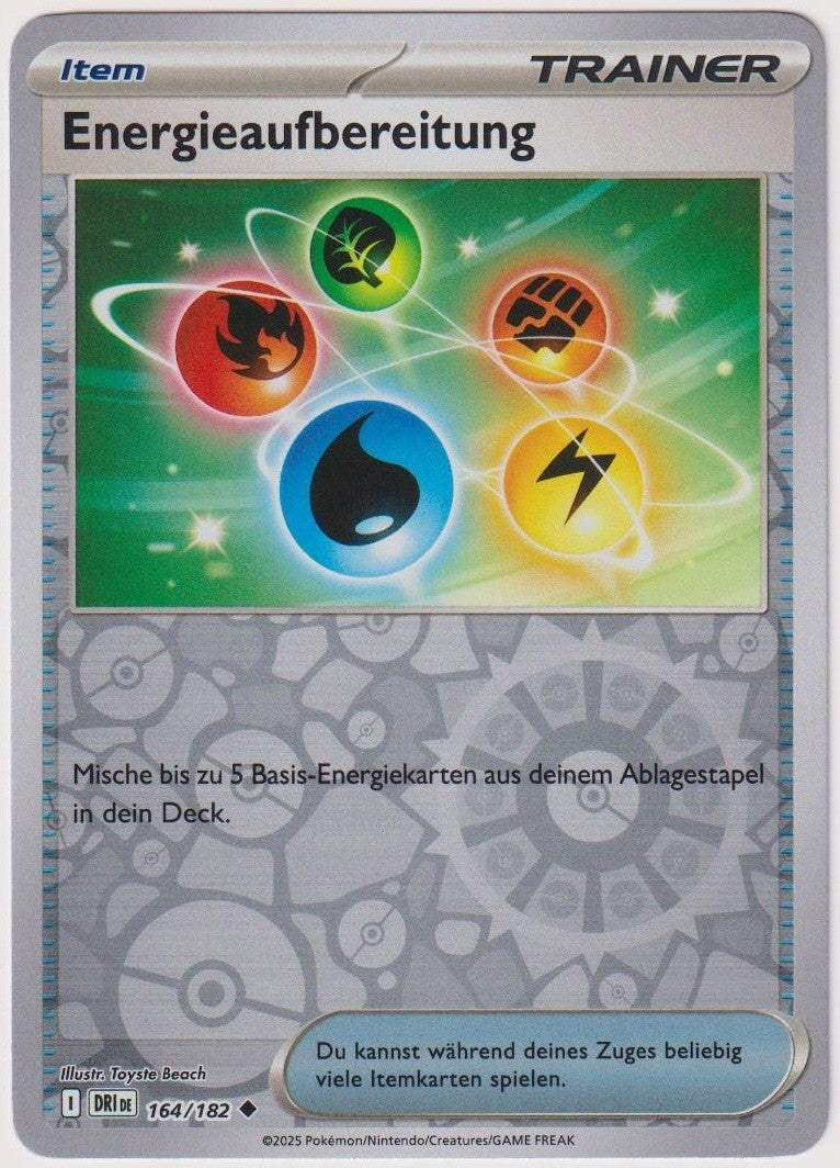 Pokemon TCG Energy Conversion #164/182 Common (C) Reverse Holo Deutsch 2025 – Bild 1
