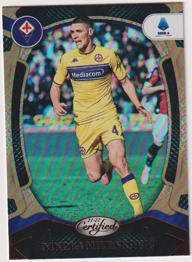 Panini Chronicles Certified 2021-22 Nikola Milenkovic ACF Fiorentina Parallel – Bild 1