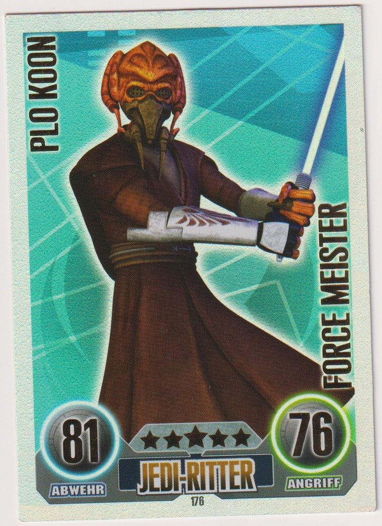 Topps Star Wars 2010 Plo Koon Republik Jedi-Ritter TCG Rare – Bild 1