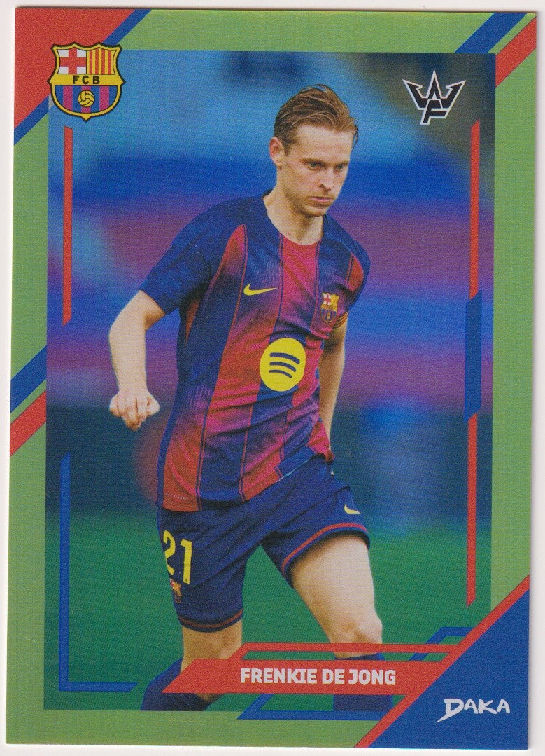 Daka 8-B 2025-26 Frenkie de Jong FC Barcelona Parallel 096/199 Rare – Bild 1