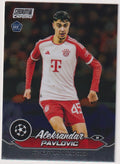 Topps Stadium Club 2023-24 Aleksandar Pavlovic Rookie FC Bayern München Parallel – Bild 1