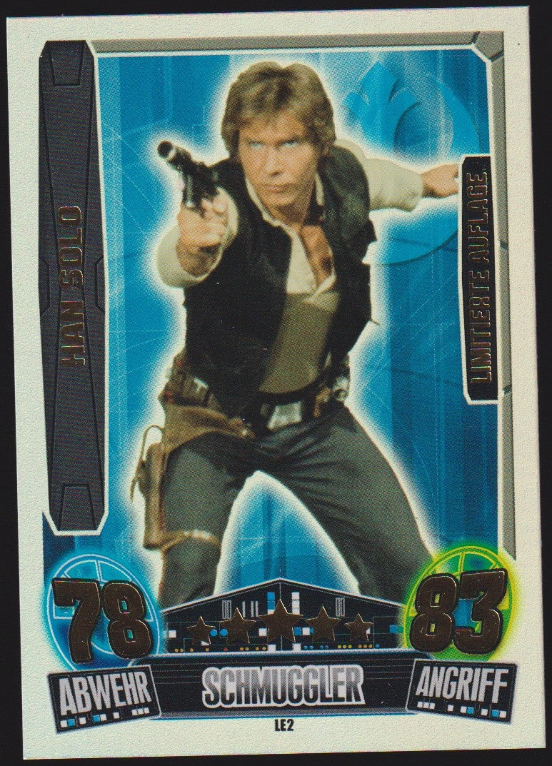 Topps Star Wars 2013 Han Solo Schmuggler Rebellen Limited Edition TCG Rare – Bild 1