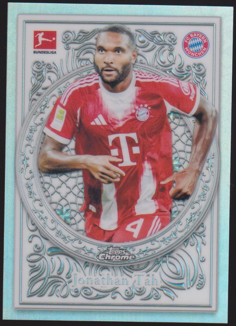 Topps Chrome 2025-26 Jonathan Tah FC Bayern München Parallel Rare Nr. OR-2 – Bild 1
