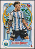 Topps 2022-23 Lisandro Martinez Argentinien Parallel Rare Nr. 25 – Bild 1