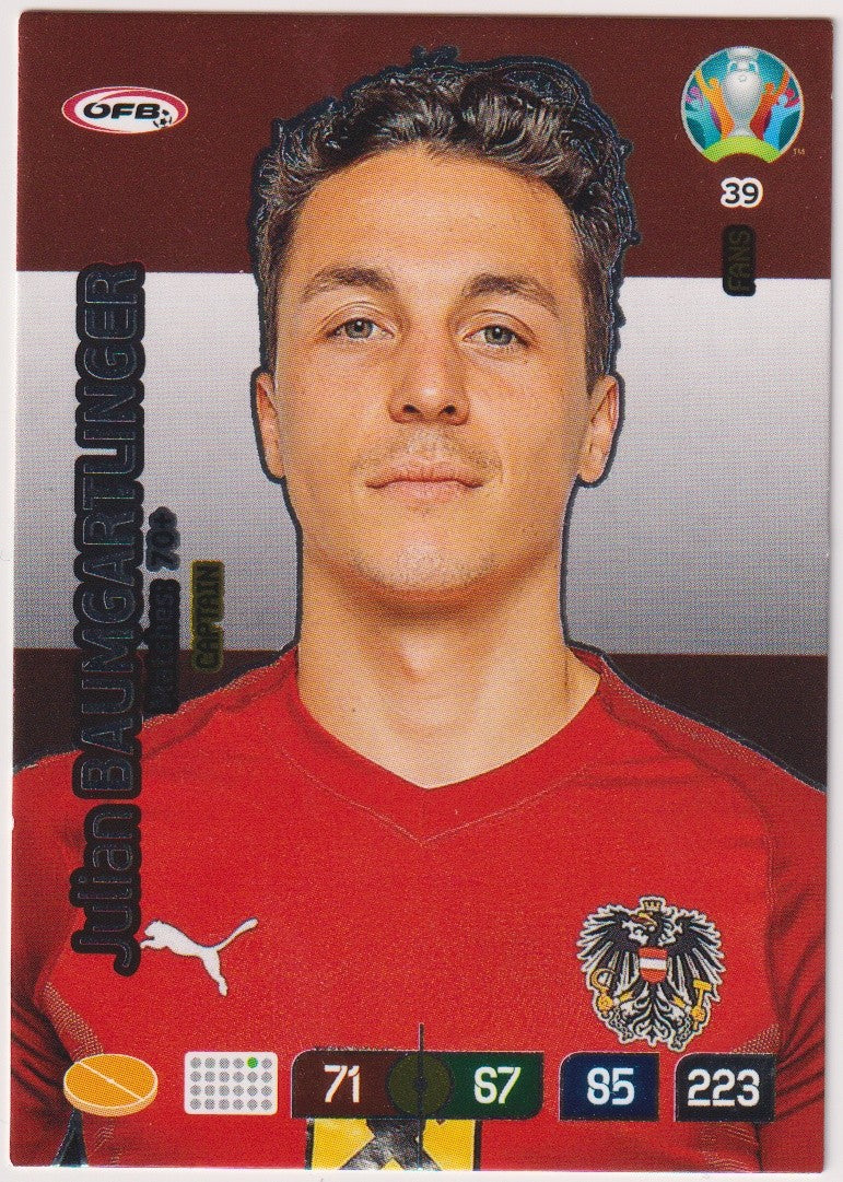 Panini Adrenalyn XL Official Trading Cards Julian Baumgartlinger UEFA EURO – Bild 1