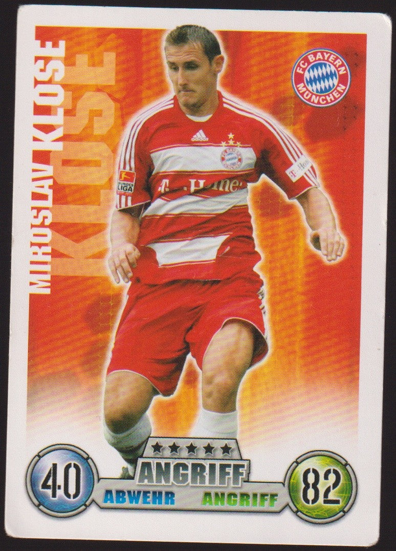 Topps Match Attax Miroslav Klose FC Bayern München Bundesliga Parallel Rare – Bild 1