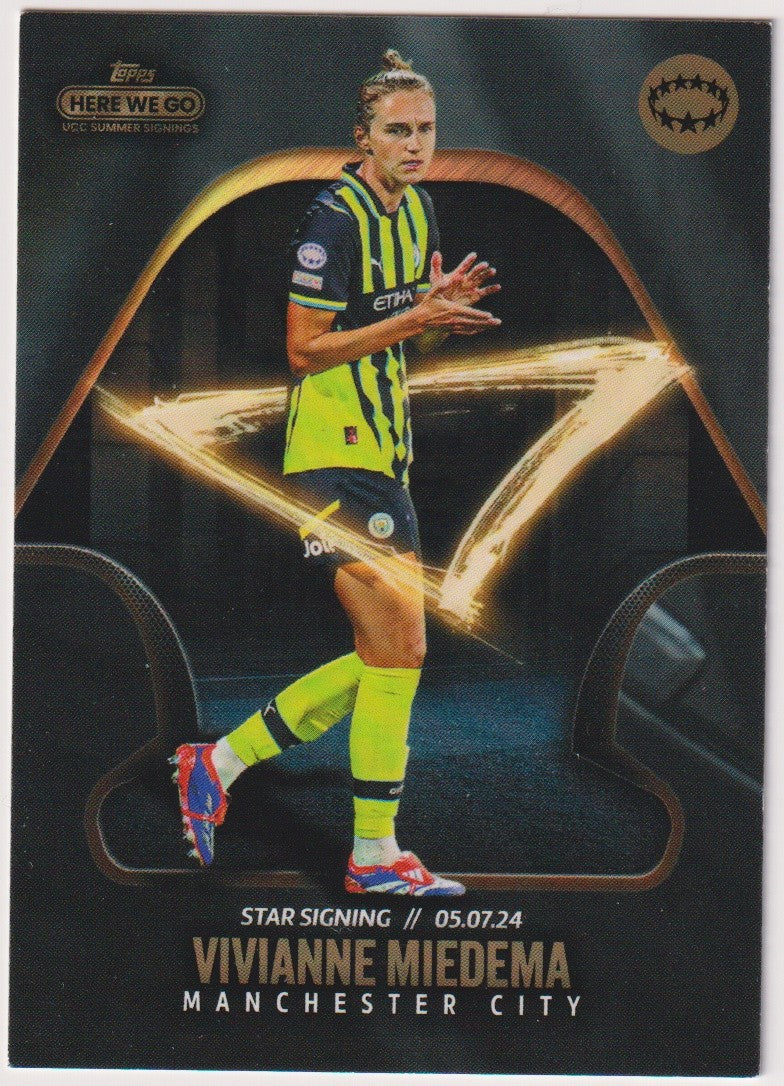 Topps Here we Go 2023-24 Vivianne Miedema Manchester City Parallel – Bild 1