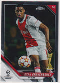 Topps Chrome 2021-22 Ryan Gravenberch Rookie AFC Ajax Parallel Rare Nr. 72 – Bild 1