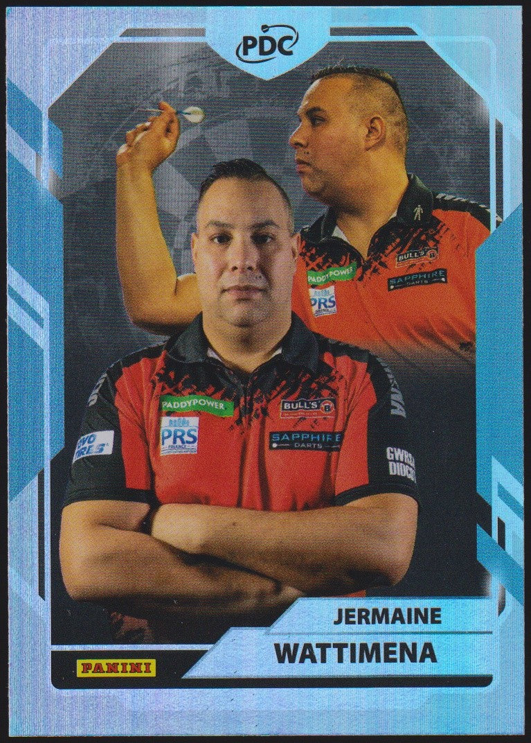 Panini PDC World Championship 2026 Jermaine Wattimena Refractor Parallel – Bild 1