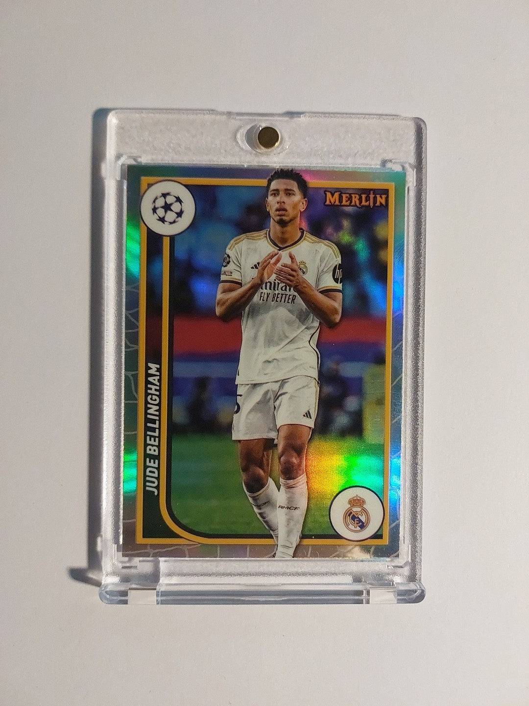 Topps Merlin 2023-24 Jude Bellingham Real Madrid Parallel Refractor Insert Rare – Bild 1