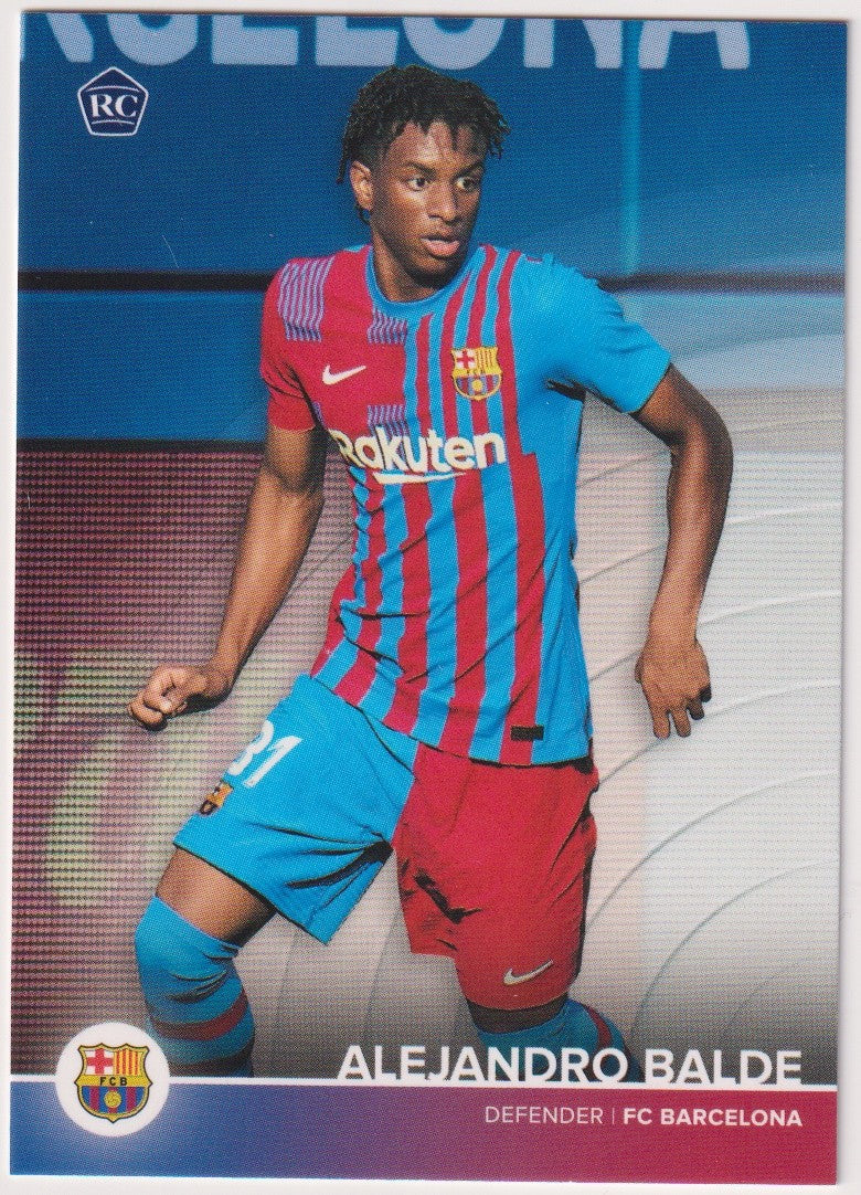 Topps 2021-22 Alejandro Balde Rookie FC Barcelona Parallel Rare – Bild 1