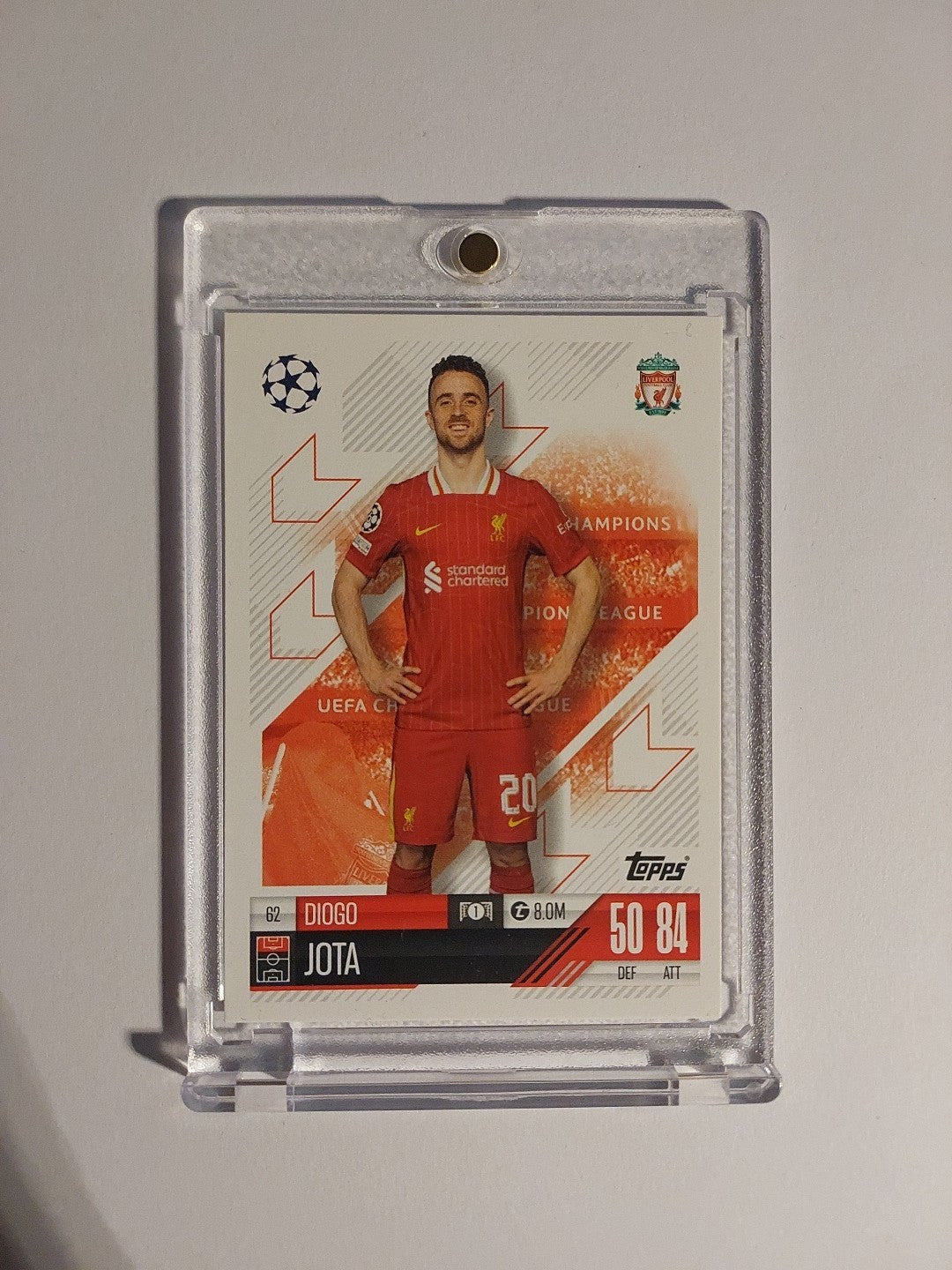 Topps Match Attax 2023-24 Diogo Jota Liverpool Portugal Parallel Ultra Rare Hit – Bild 1