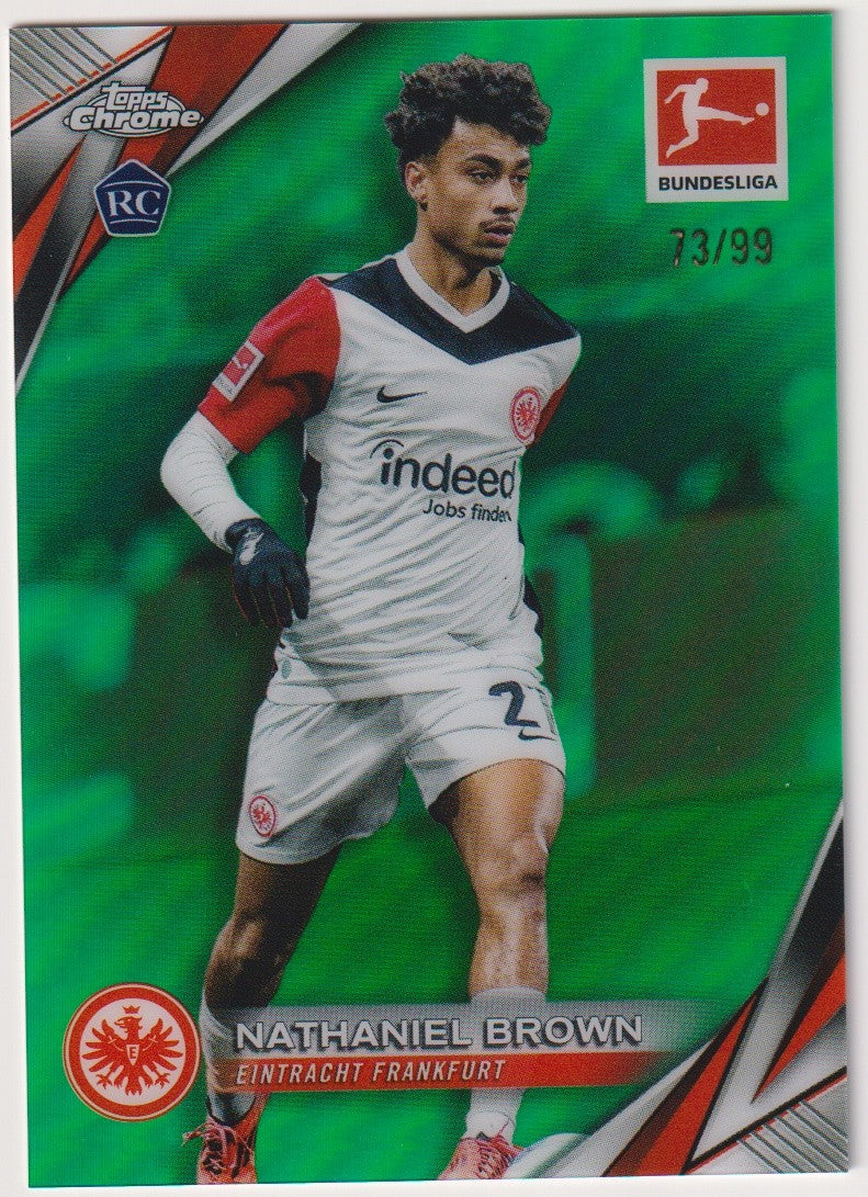 Topps Chrome 2025-26 Nathaniel Brown Rookie Eintracht Frankfurt Bundesliga – Bild 1