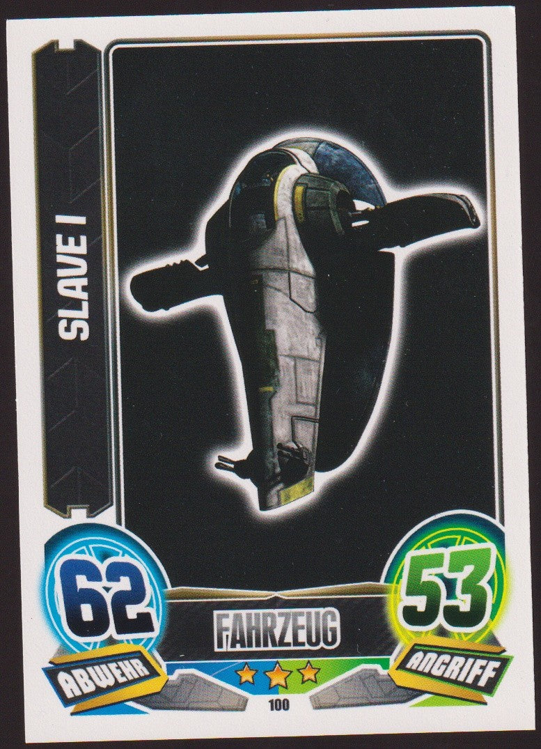 Topps Star Wars 2012 Slave I Fahrzeug Unterwelt TCG Rare #10 – Bild 1