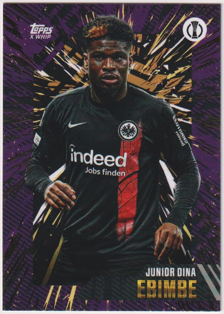 Topps 2023-24 Junior Dina Ebimbe Eintracht Frankfurt Europa Conference League – Bild 1
