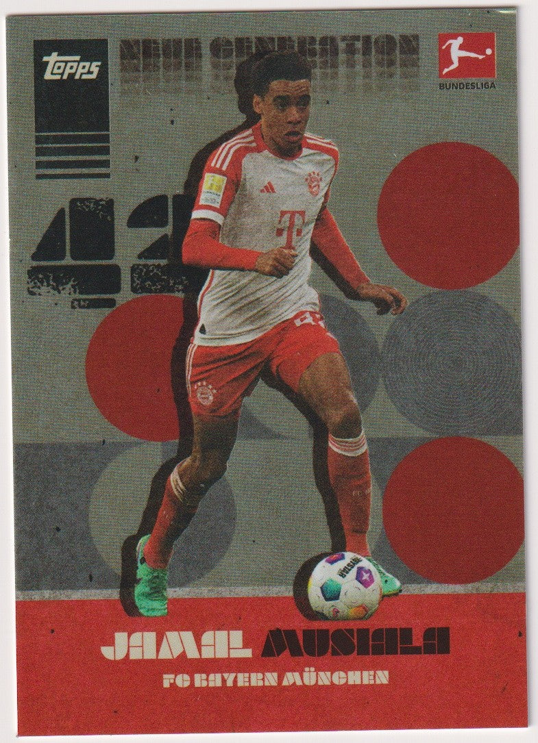 Topps Bundesliga 2023-24 Jamal Musiala FC Bayern München Parallel – Bild 1