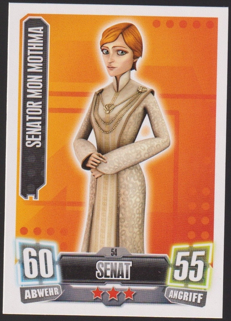 Topps Star Wars 2011 Senator Mon Mothma Republik TCG Rare #60 – Bild 1