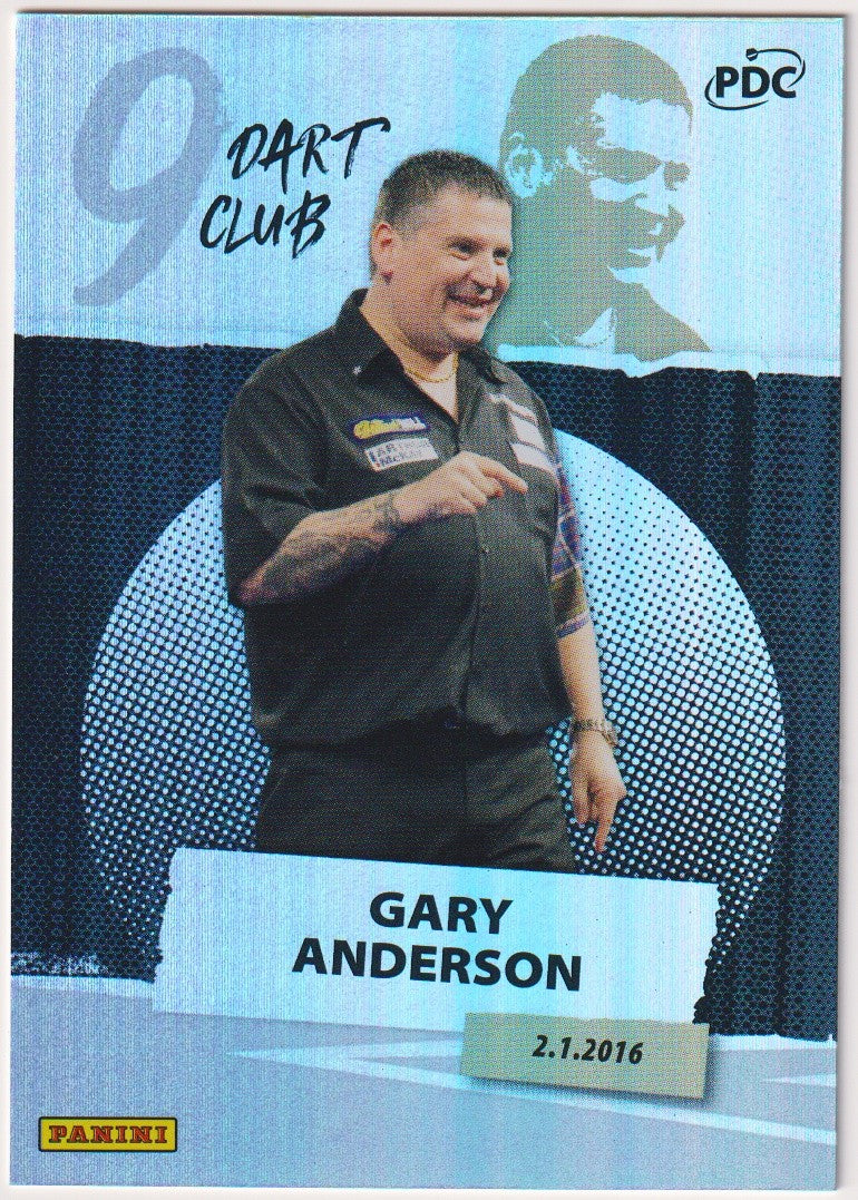 Panini PDC World Championship 2026 Gary Anderson Refractor Parallel – Bild 1
