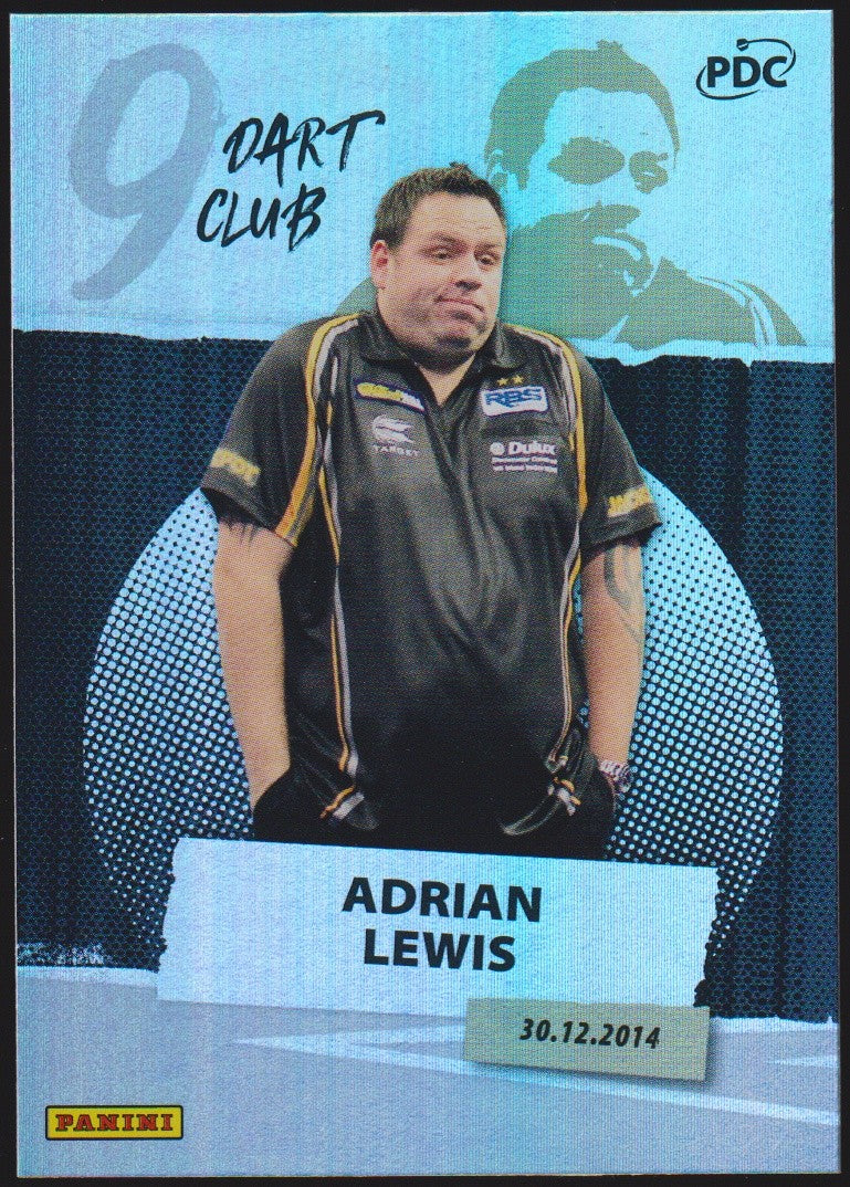 Panini PDC World Championship 2026 Adrian Lewis Refractor Parallel – Bild 1