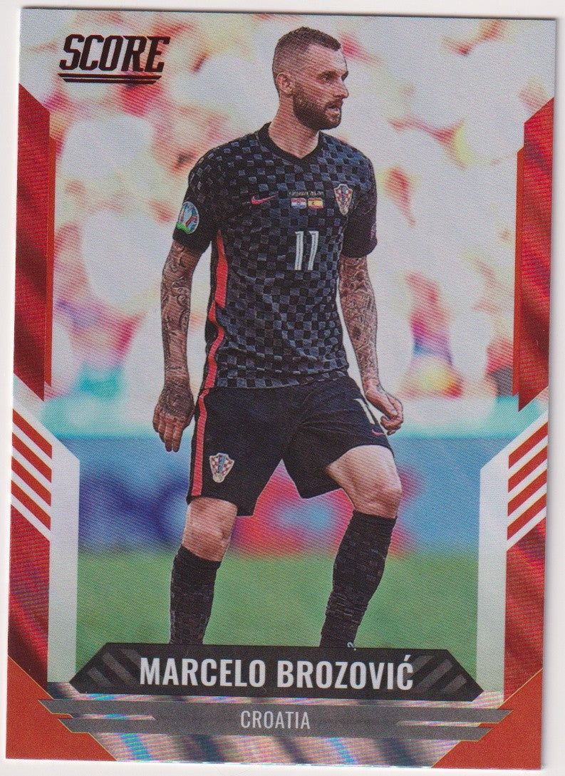 Panini 2021-22 Panini - Score Soccer 2021-22 Marcelo Brozović Score Parallel – Bild 1