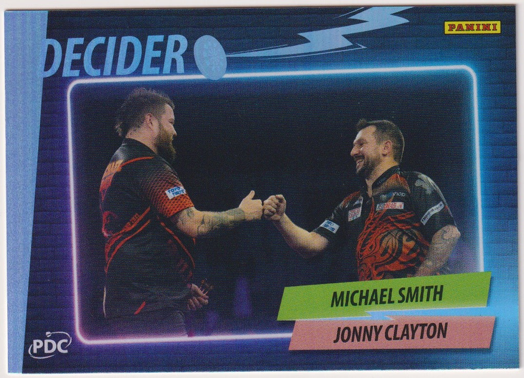Panini PDC World Championship Michael Smith & Jonny Clayton Refractor Parallel – Bild 1