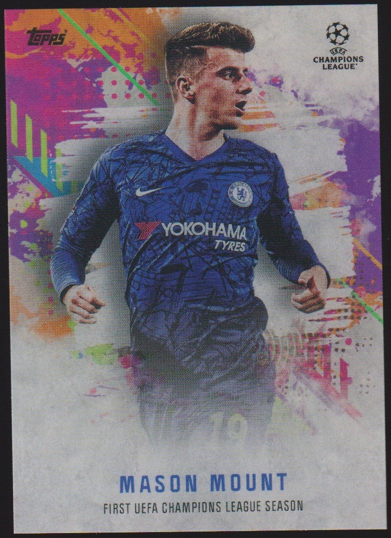 Topps Champions League 2019-20 Mason Mount Chelsea FC First UEFA Season Parallel – Bild 1