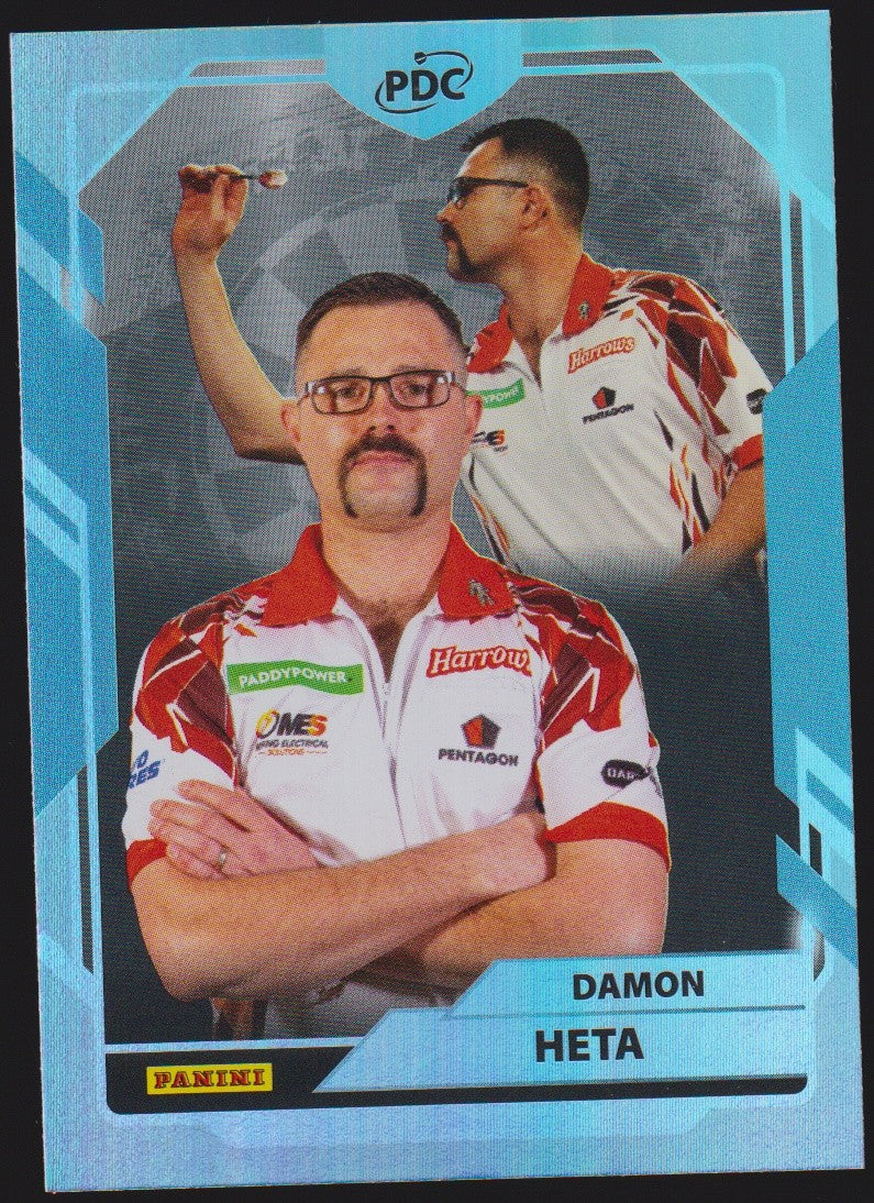 Panini PDC World Championship 2026 Damon Heta "The Heat" Refractor Parallel – Bild 1
