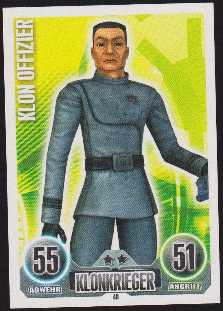 Topps Star Wars 2010 Klon Offizier Republik TCG Rare #48 – Bild 1