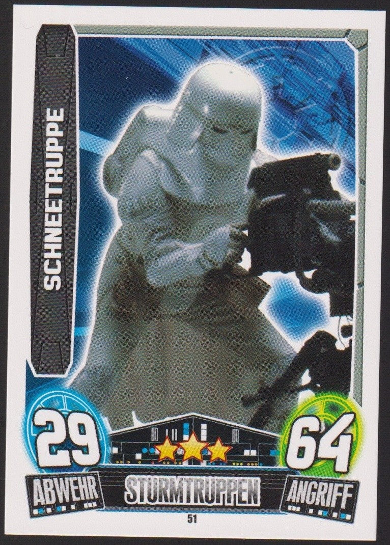 Topps Star Wars 2013 Schneetruppe Imperium Soldat (Film Version) TCG Rare #51 – Bild 1