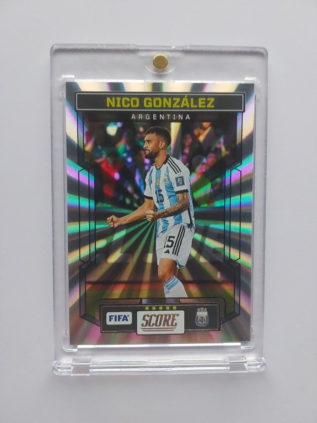 Panini Fifa Score 2023/24 Nico Gonzales Argentinien Limited Edition Parallel – Bild 1