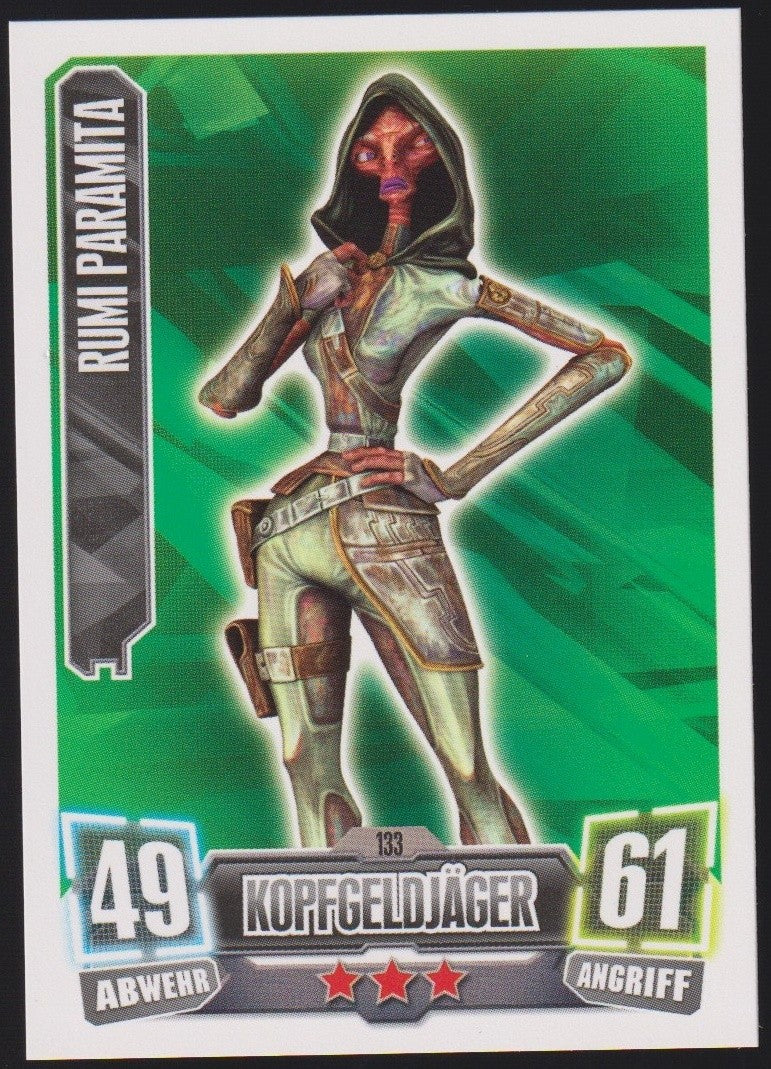 Topps Star Wars 2011 Rumi Paramita Söldner Kopfgeleidjäger TCG Rare #133 – Bild 1