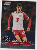 Topps Stadium Club 2023-24 Aleksandar Pavlovic Rookie FC Bayern München Parallel – Bild 1