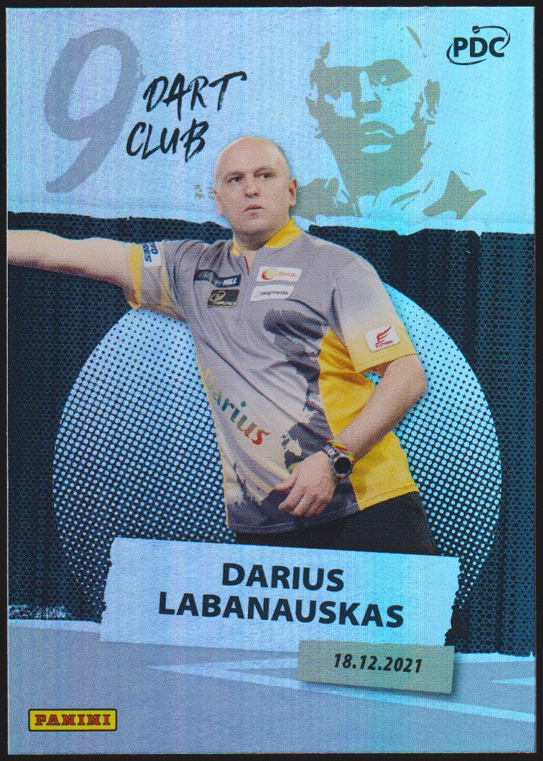 Panini PDC World Championship 2026 Darius Labanauskas Refractor Parallel – Bild 1