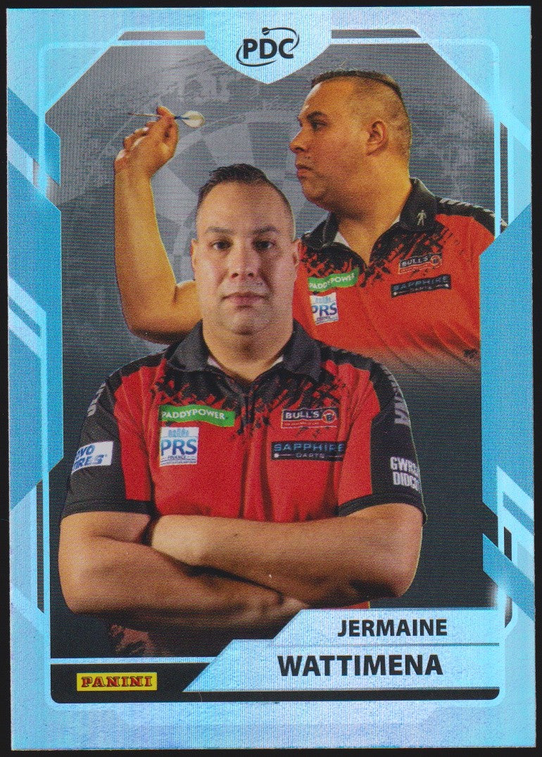 Panini PDC World Championship 2026 Jermaine Wattimena Refractor Parallel – Bild 1