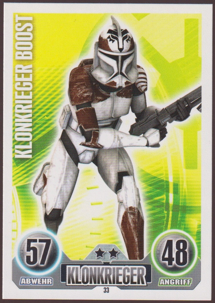 Topps Star Wars 2010 Klonkrieger Boost Republik TCG Rare Nr. 33 – Bild 1