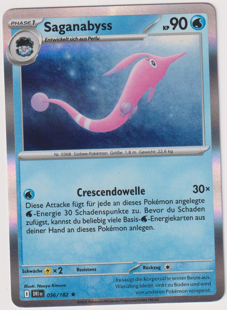 Pokemon TCG Gorebyss #56/182 Rare (R) Holo Deutsch 2025 – Bild 1