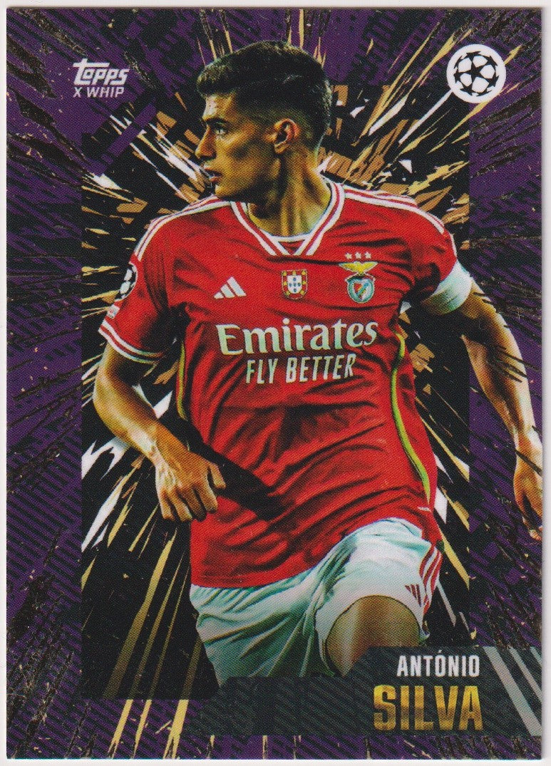 Topps UEFA Champions League António Silva Benfica x WHIP Parallel Rare – Bild 1